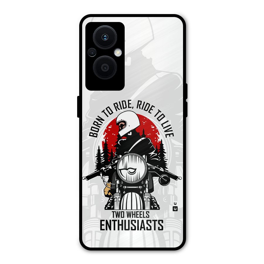 Ride To Live Metal Back Case for Oppo F21 Pro 5G