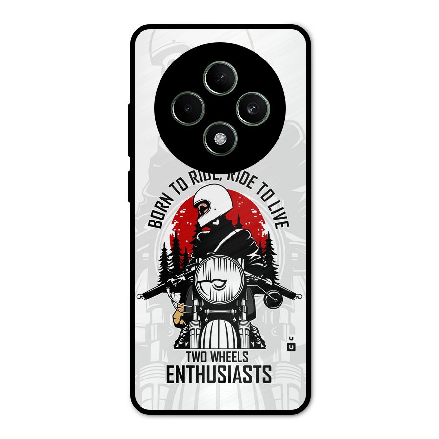 Ride To Live Metal Back Case for Oppo F27