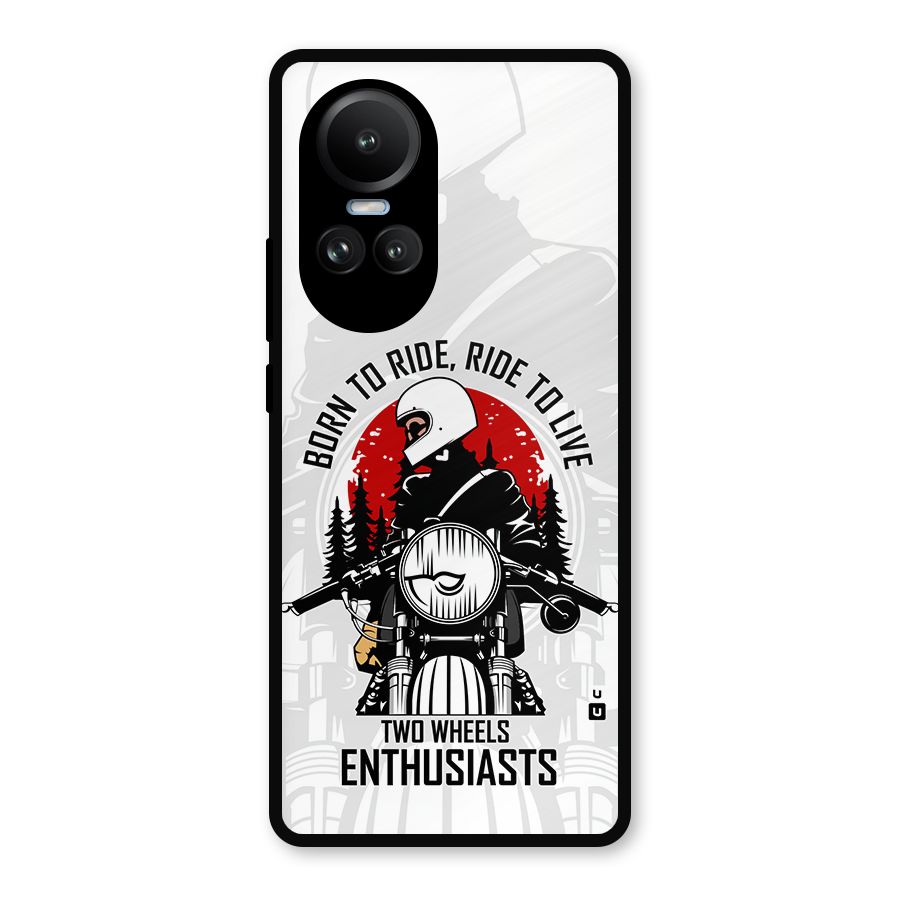 Ride To Live Metal Back Case for Oppo Reno10 Pro