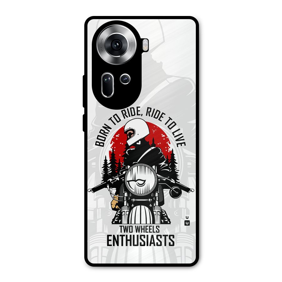 Ride To Live Metal Back Case for Oppo Reno11 5G