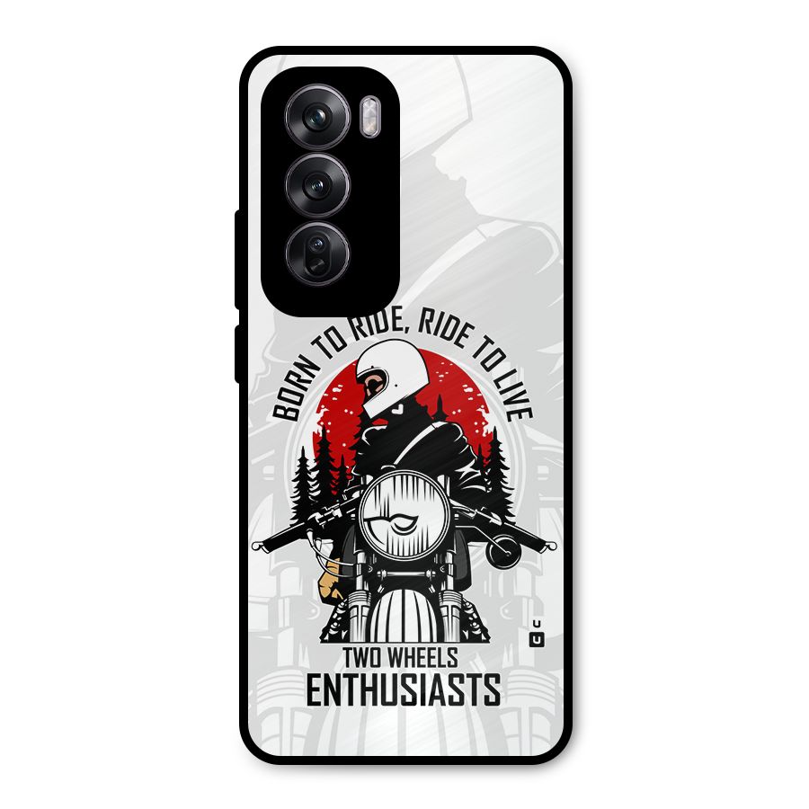 Ride To Live Metal Back Case for Oppo Reno12 Pro