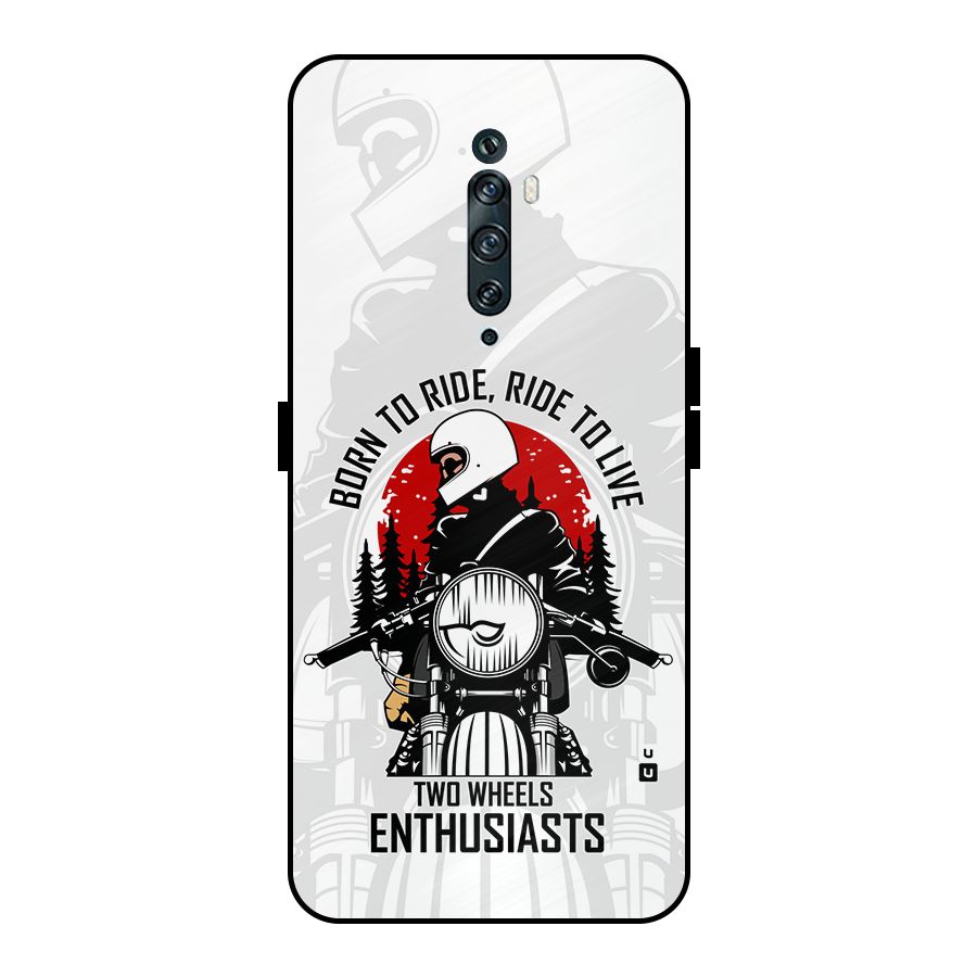 Ride To Live Metal Back Case for Oppo Reno2 Z