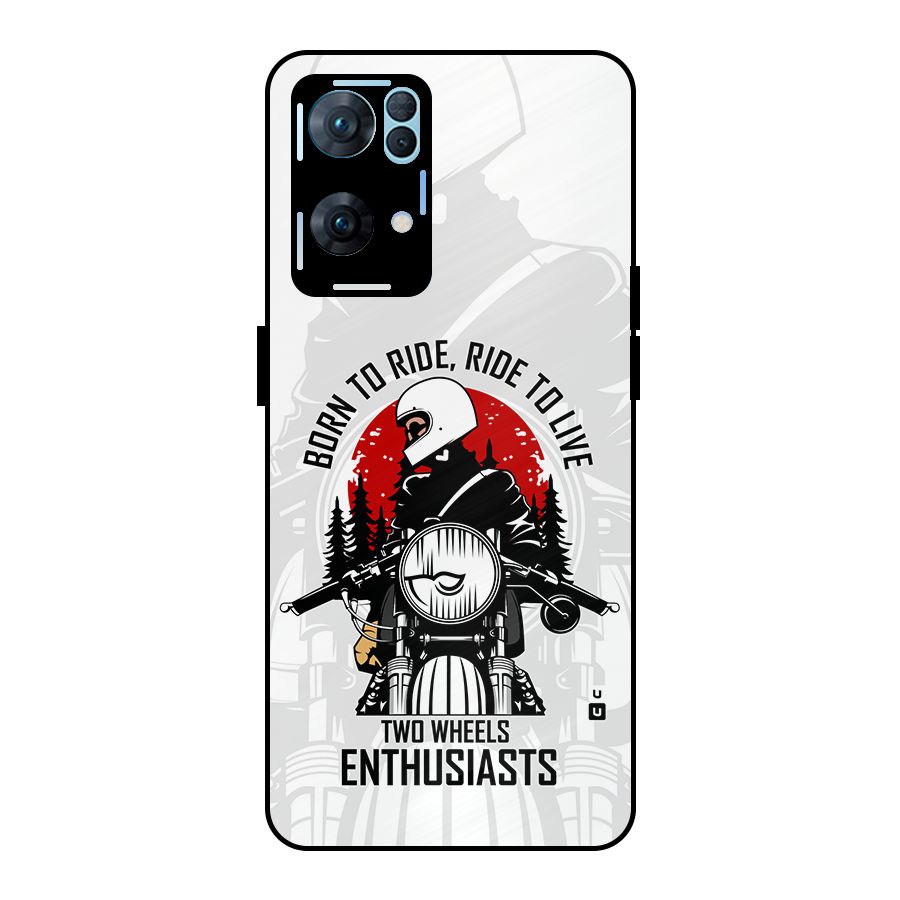 Ride To Live Metal Back Case for Oppo Reno7 Pro 5G