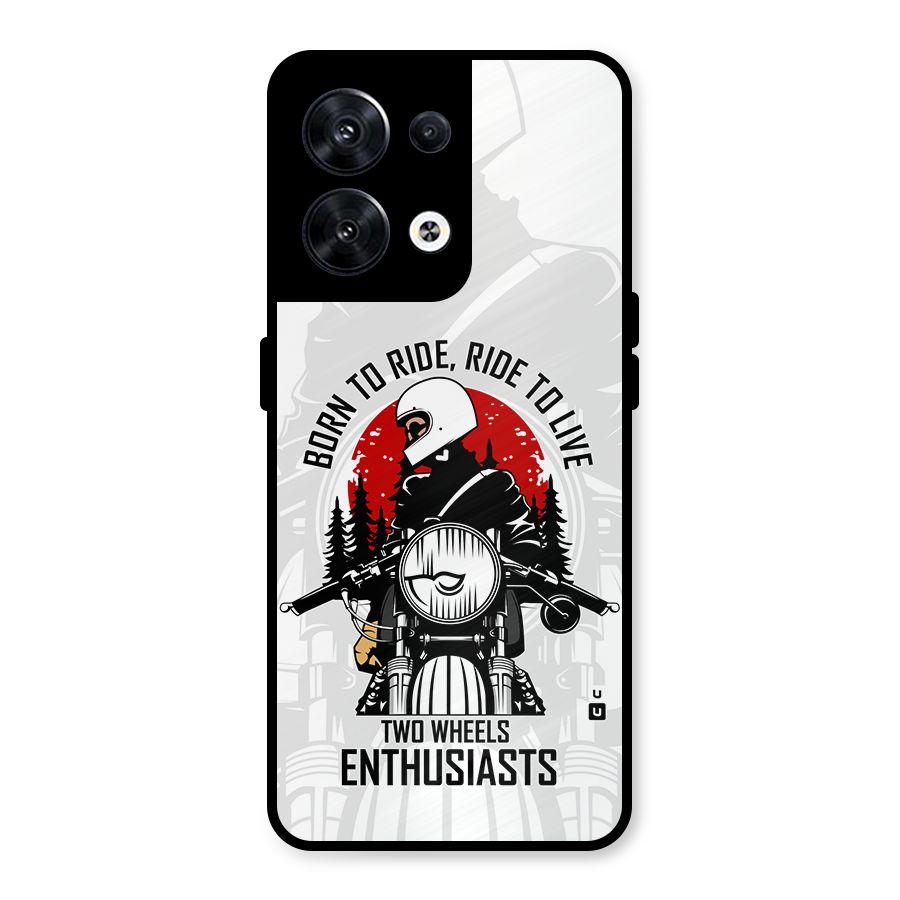 Ride To Live Metal Back Case for Oppo Reno8 5G