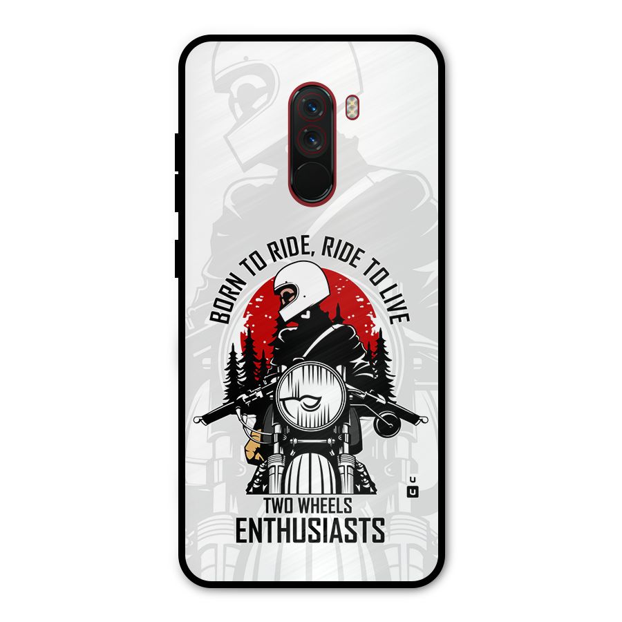 Ride To Live Metal Back Case for Poco F1