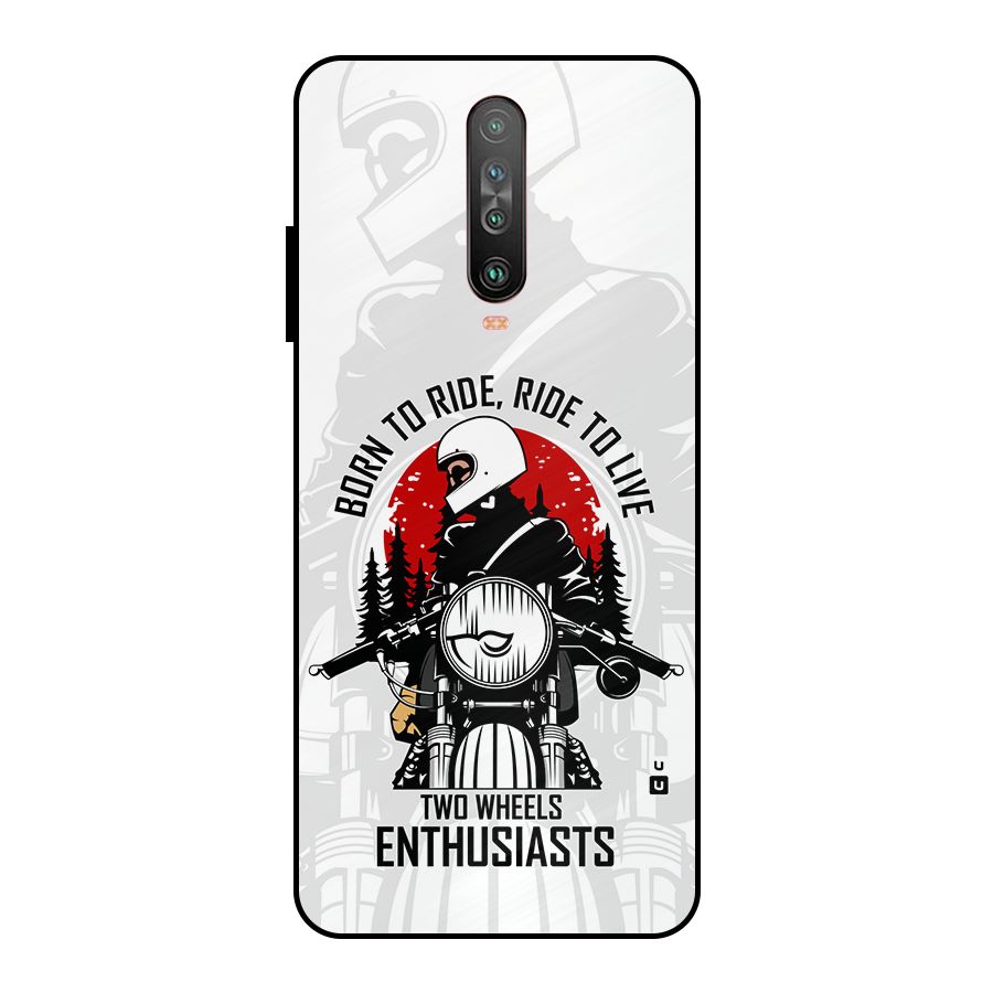 Ride To Live Metal Back Case for Poco X2