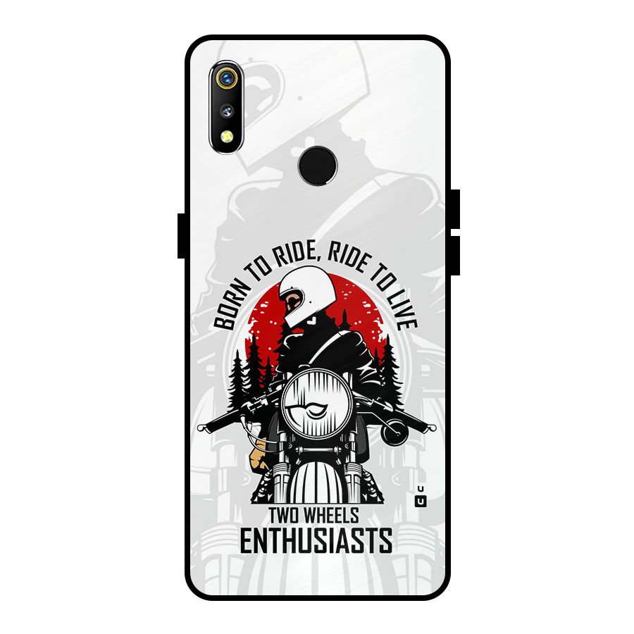 Ride To Live Metal Back Case for Realme 3i