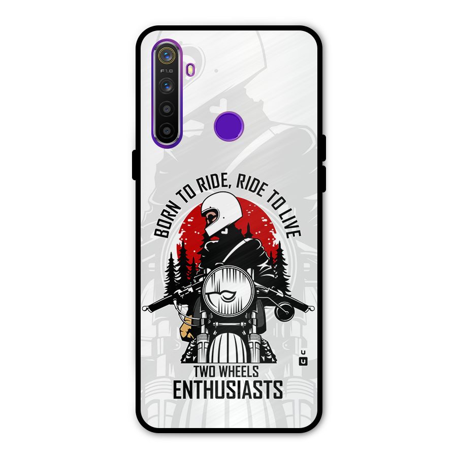Ride To Live Metal Back Case for Realme 5i