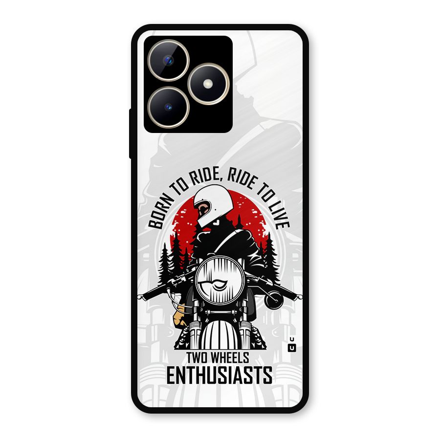 Ride To Live Metal Back Case for Realme C53