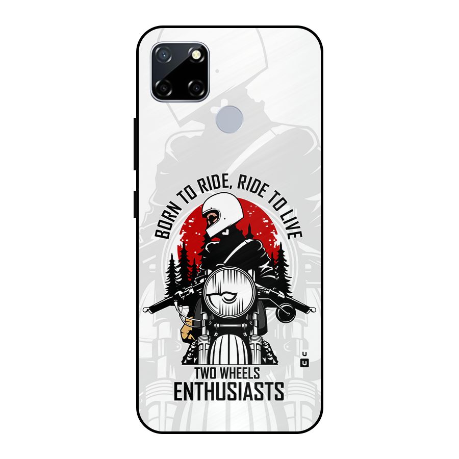 Ride To Live Metal Back Case for Realme Narzo 30A
