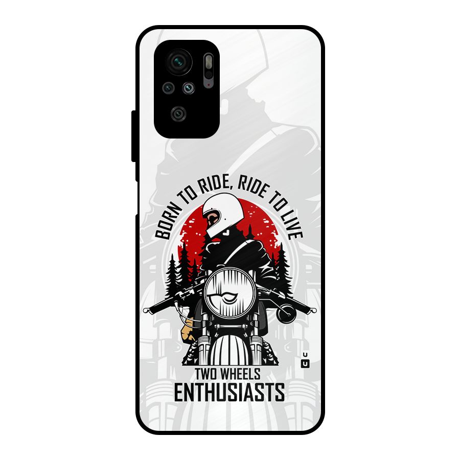 Ride To Live Metal Back Case for Redmi Note 10S