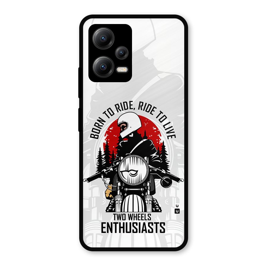 Ride To Live Metal Back Case for Redmi Note 12 5G