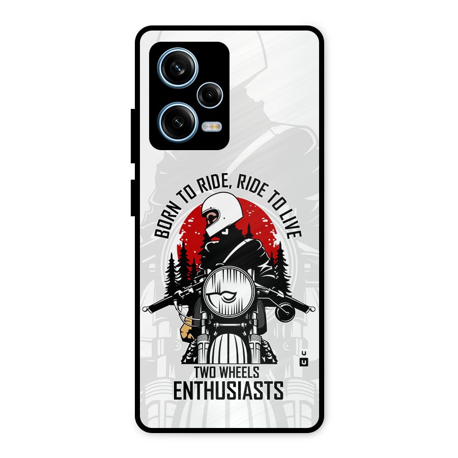 Ride To Live Metal Back Case for Redmi Note 12 Pro