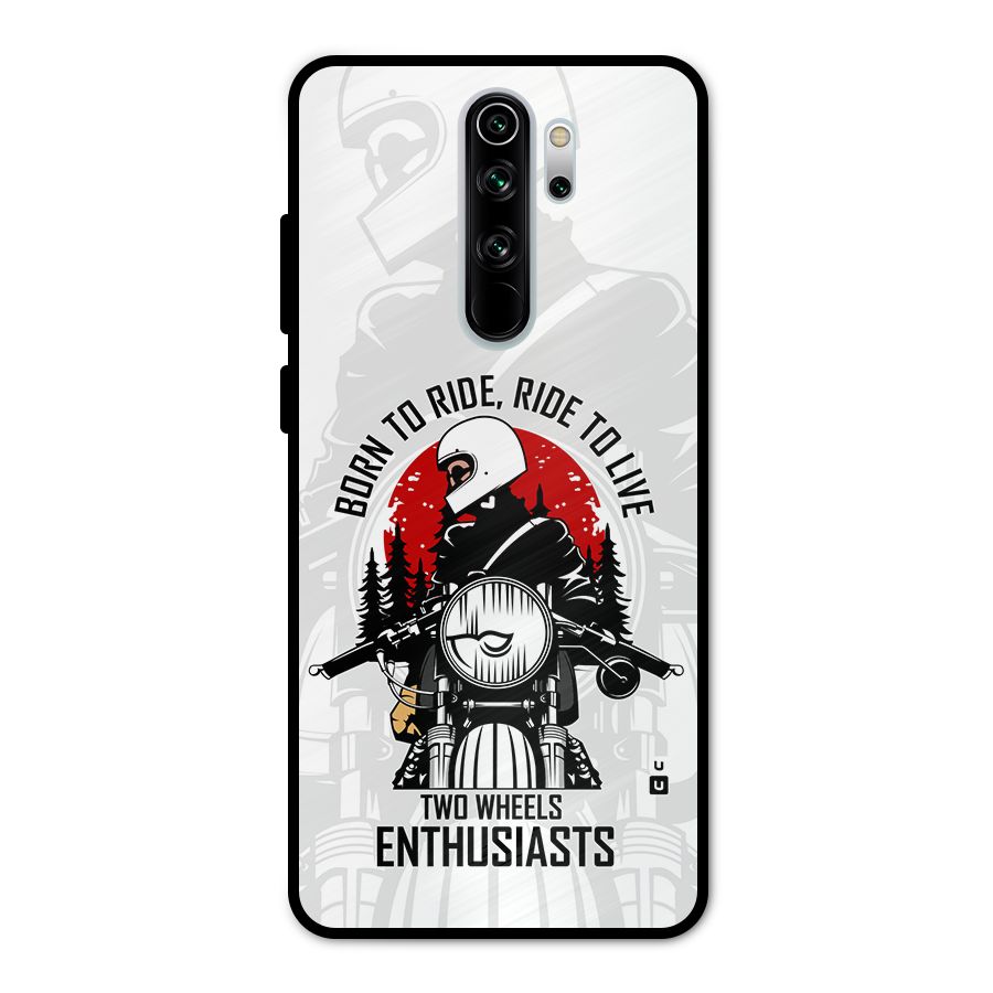 Ride To Live Metal Back Case for Redmi Note 8 Pro
