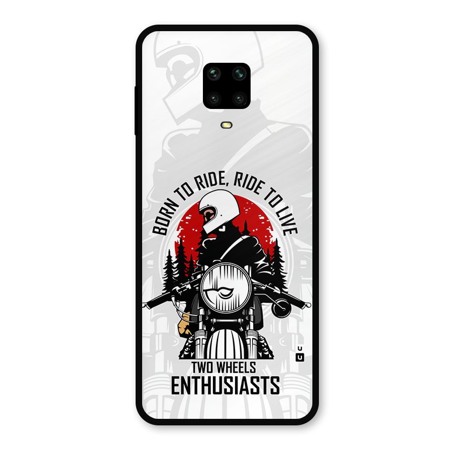 Ride To Live Metal Back Case for Redmi Note 9 Pro Max