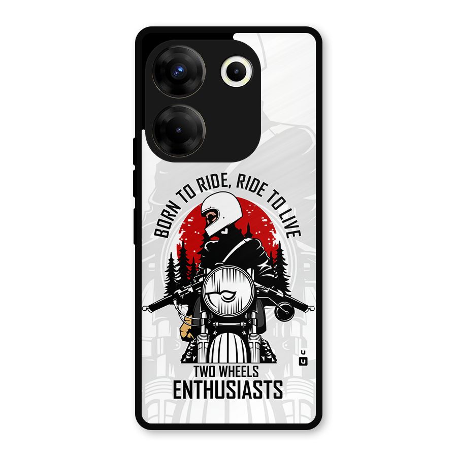Ride To Live Metal Back Case for Tecno Camon 20 Pro