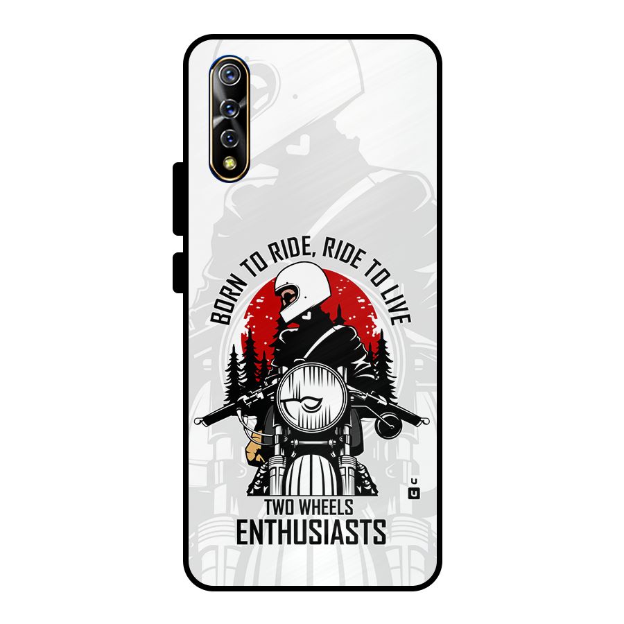 Ride To Live Metal Back Case for Vivo S1