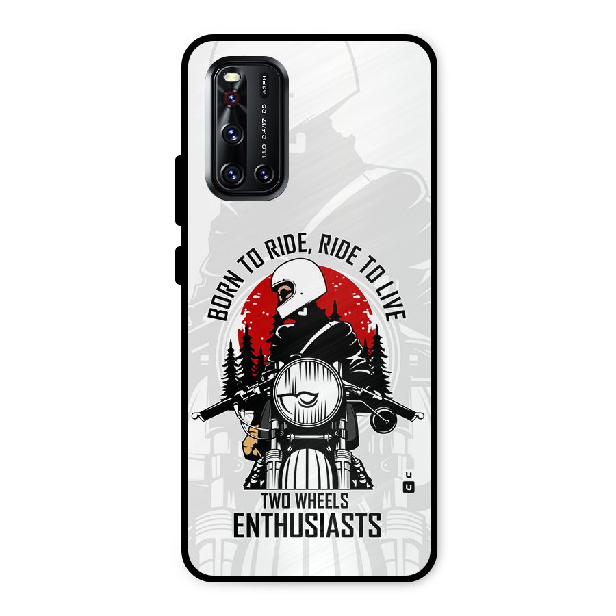 Ride To Live Metal Back Case for Vivo V19