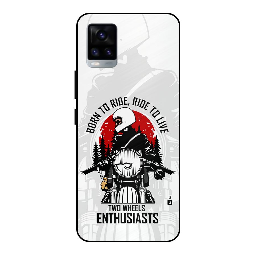 Ride To Live Metal Back Case for Vivo V20