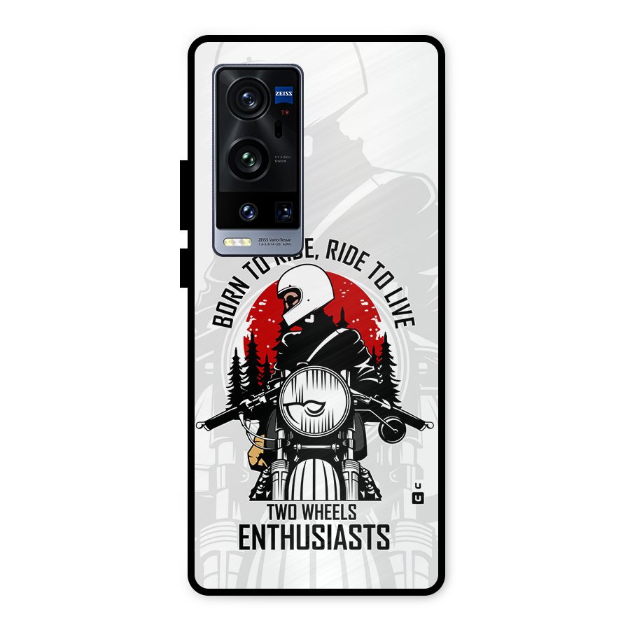 Ride To Live Metal Back Case for Vivo X60 Pro Plus
