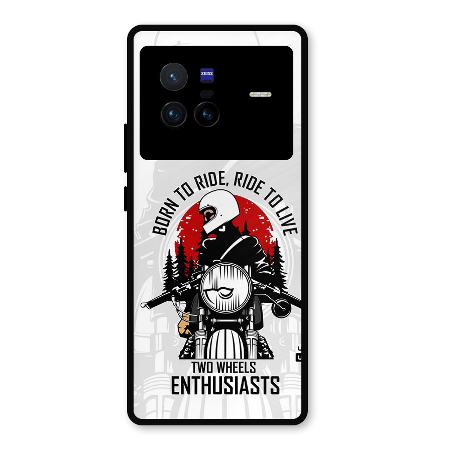 Ride To Live Metal Back Case for Vivo X80