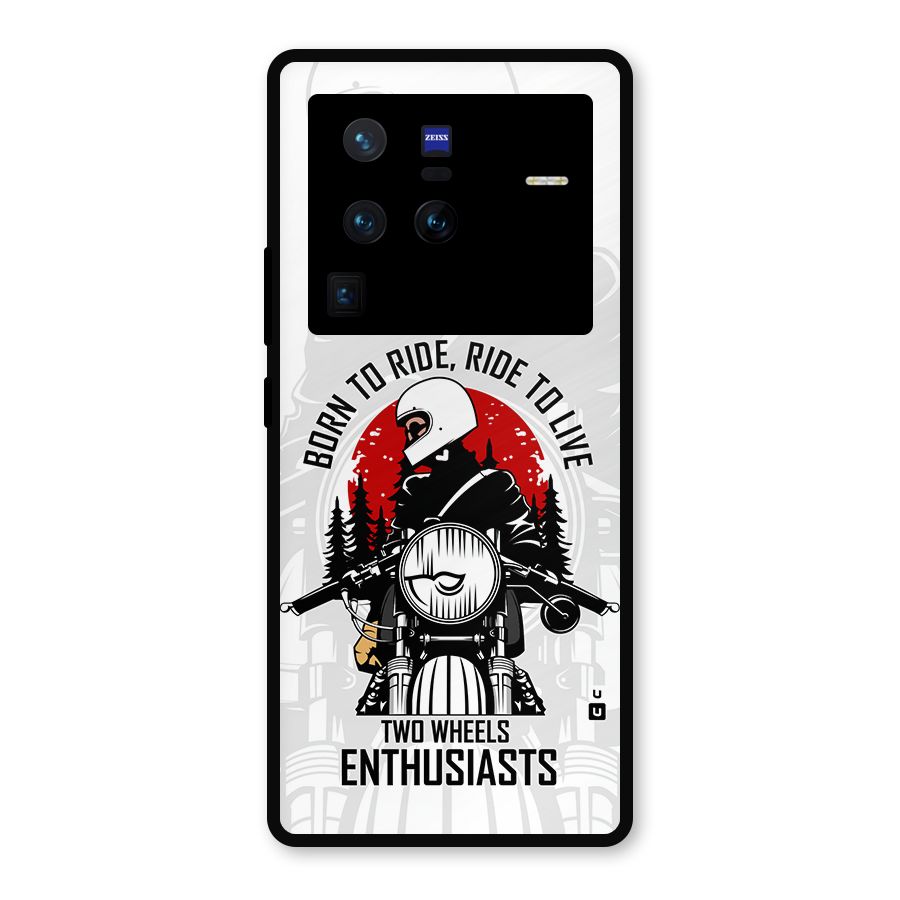 Ride To Live Metal Back Case for Vivo X80 Pro
