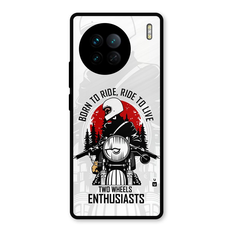 Ride To Live Metal Back Case for Vivo X90