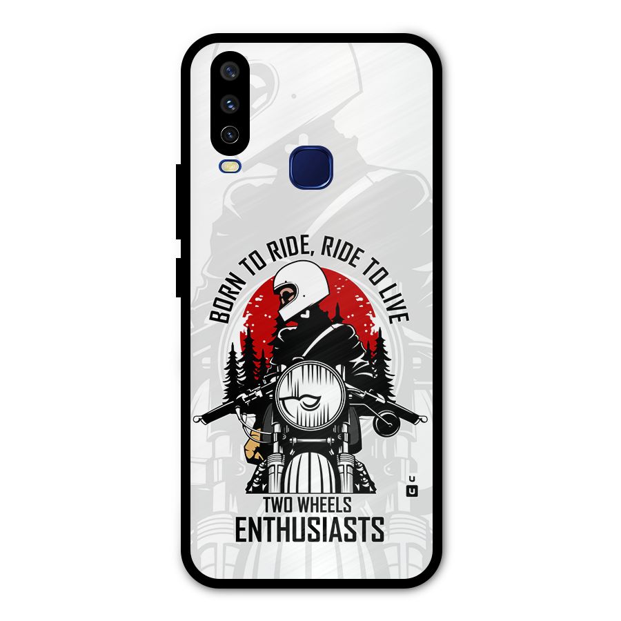Ride To Live Metal Back Case for Vivo Y12