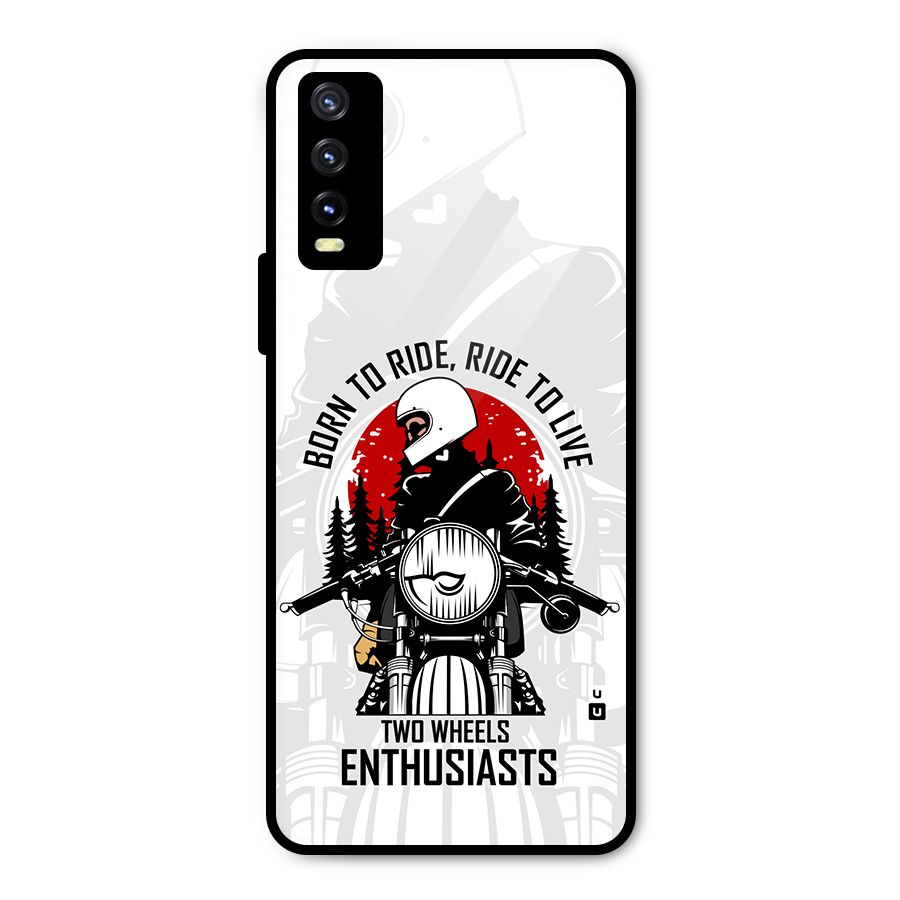 Ride To Live Metal Back Case for Vivo Y20
