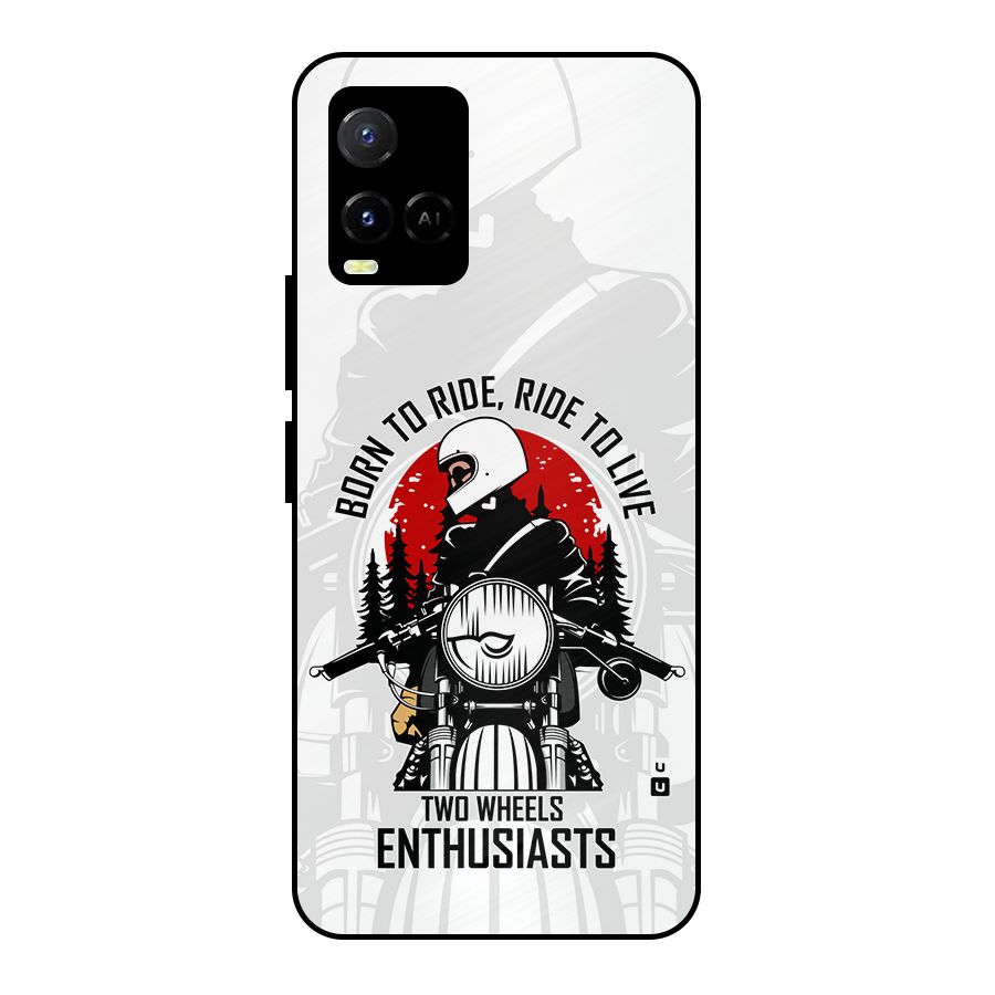 Ride To Live Metal Back Case for Vivo Y21