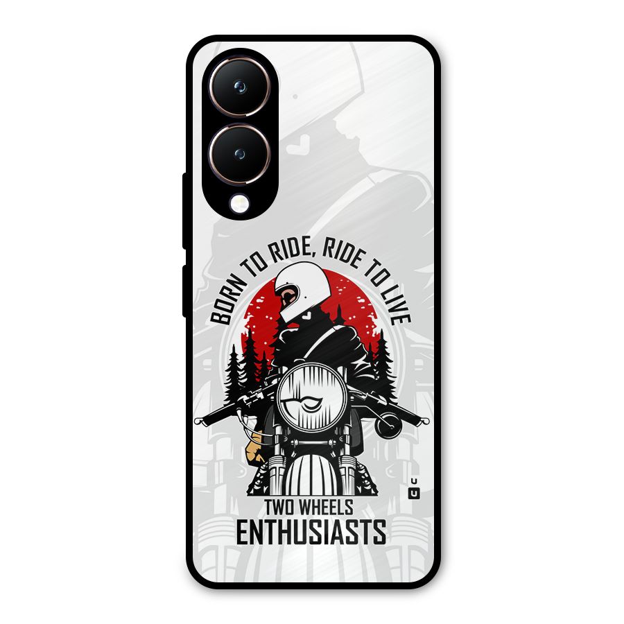 Ride To Live Metal Back Case for Vivo Y28