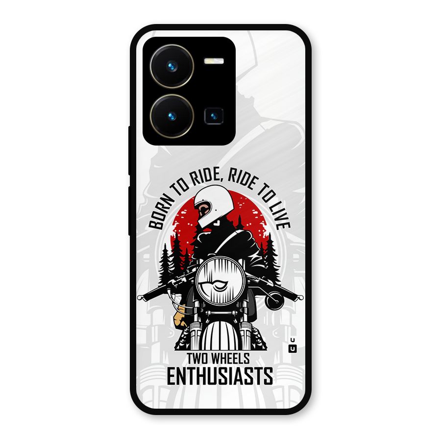 Ride To Live Metal Back Case for Vivo Y35