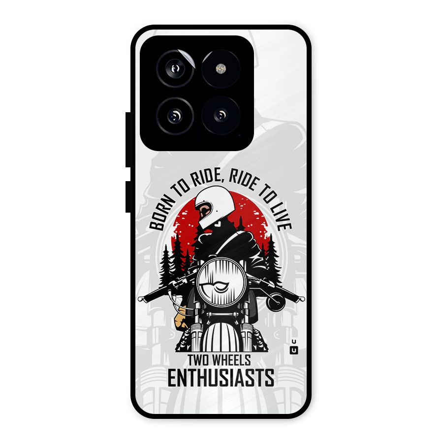 Ride To Live Metal Back Case for Xiaomi 14
