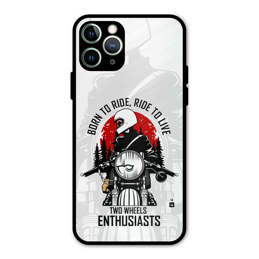 Ride To Live Metal Back Case for iPhone 11 Pro Max