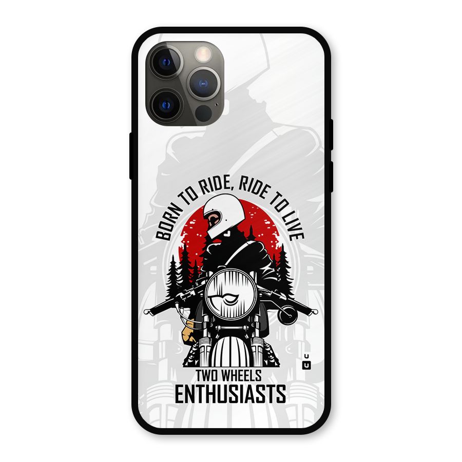Ride To Live Metal Back Case for iPhone 12 Pro