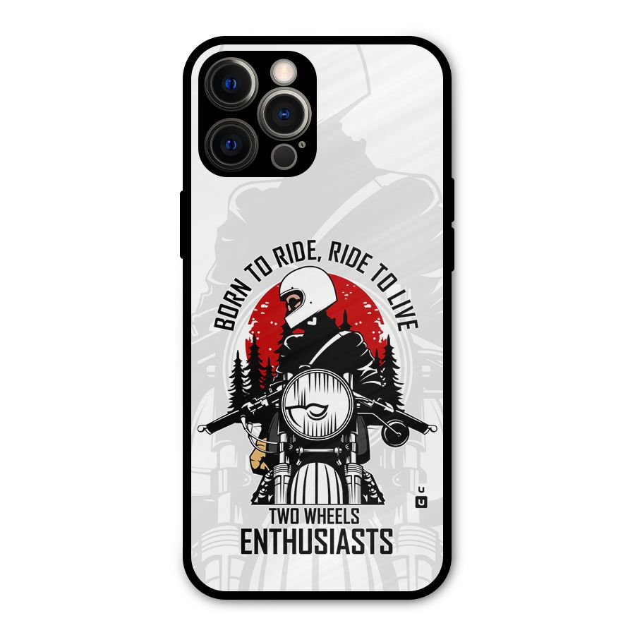 Ride To Live Metal Back Case for iPhone 12 Pro Max