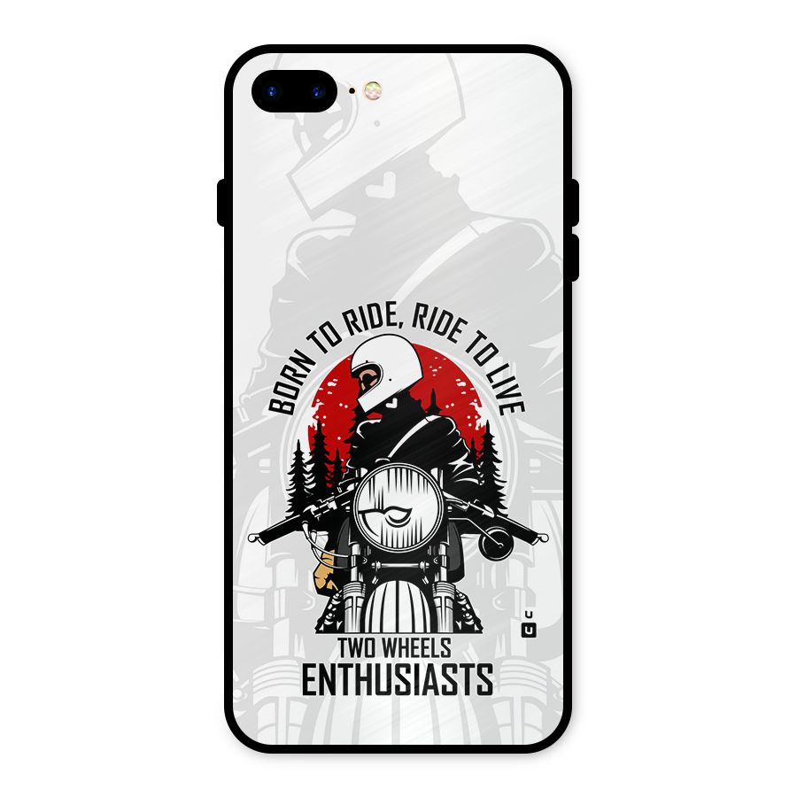Ride To Live Metal Back Case for iPhone 7 Plus