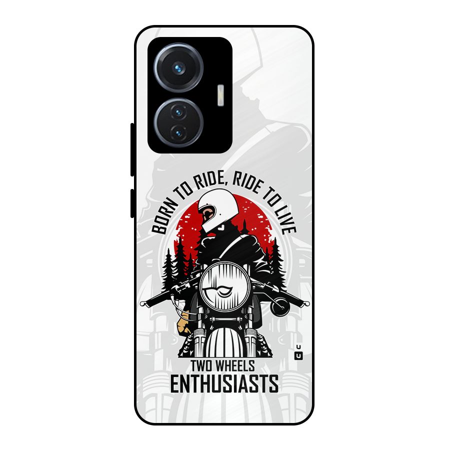 Ride To Live Metal Back Case for iQOO Z6 44W