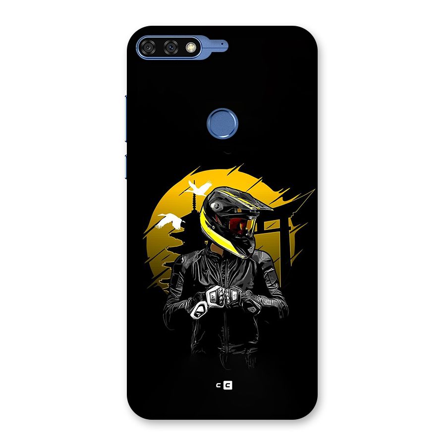 Rider Ready Back Case for Honor 7C