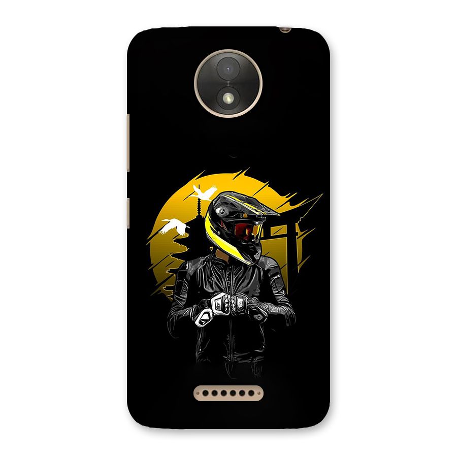 Rider Ready Back Case for Moto C Plus