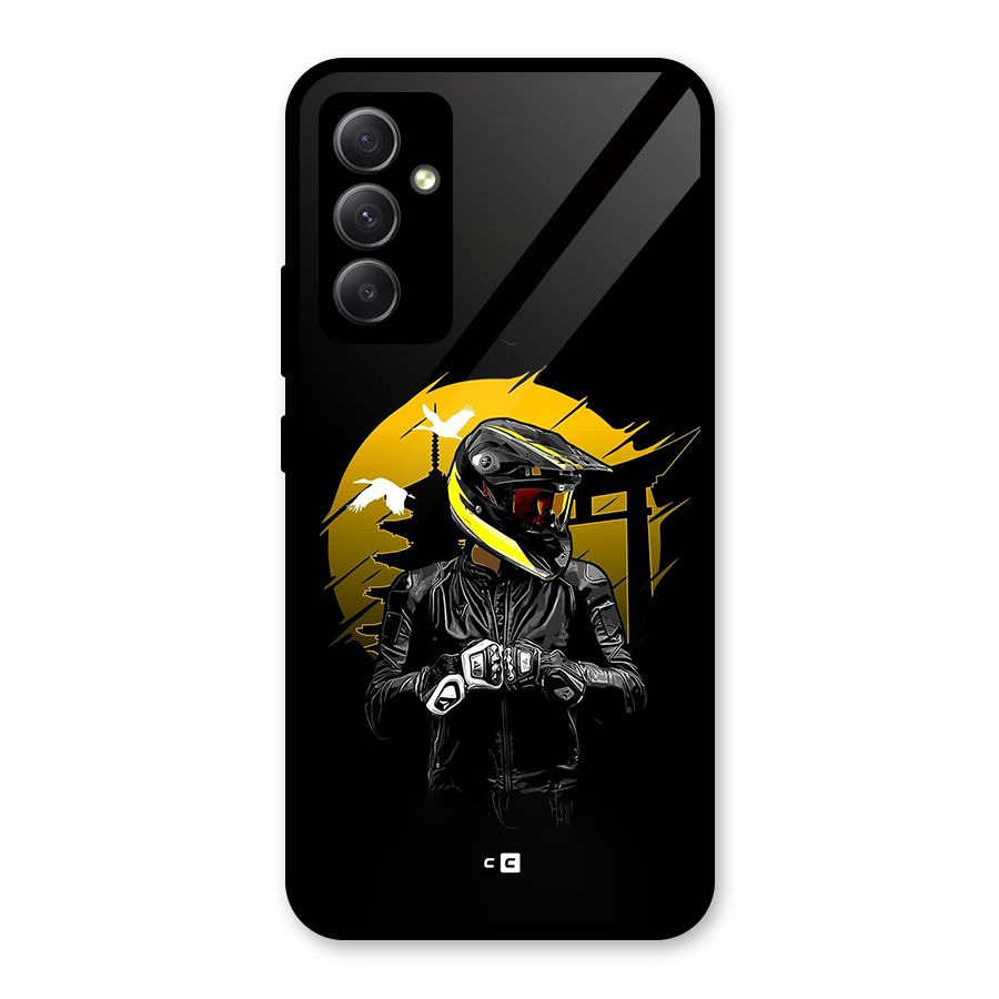 Rider Ready Glass Back Case for Galaxy A34