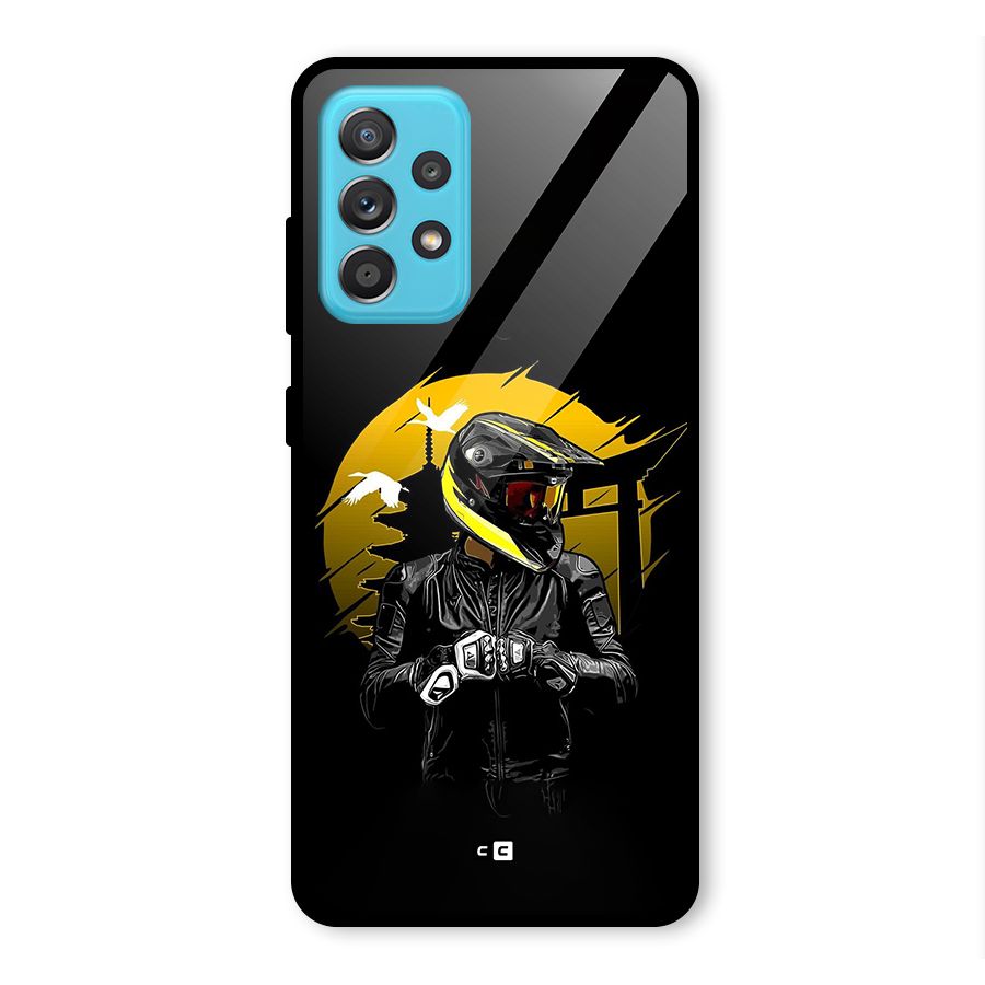 Rider Ready Glass Back Case for Galaxy A52