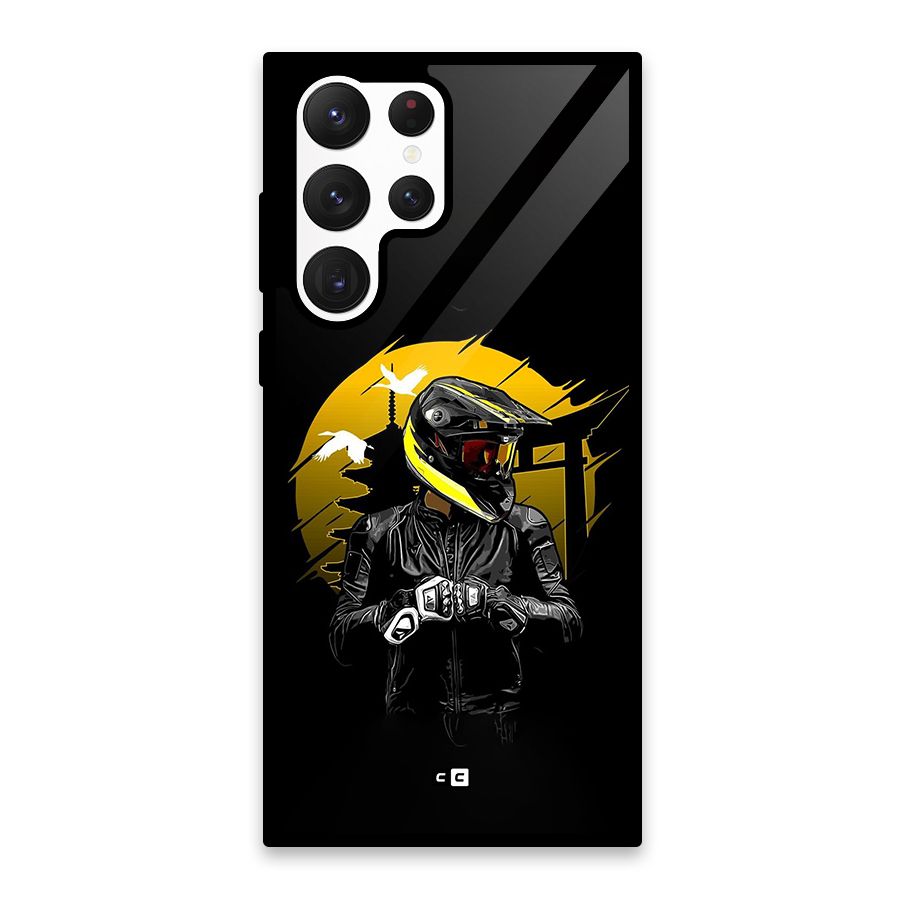 Rider Ready Glass Back Case for Galaxy S22 Ultra 5G