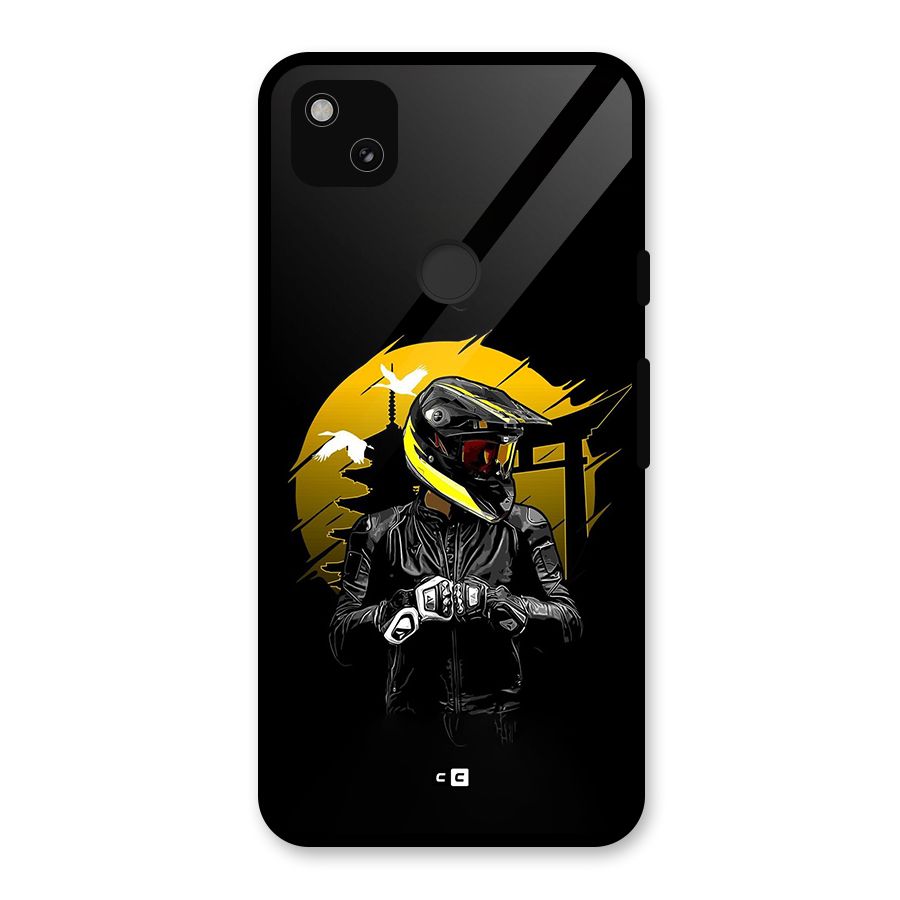 Rider Ready Glass Back Case for Google Pixel 4a