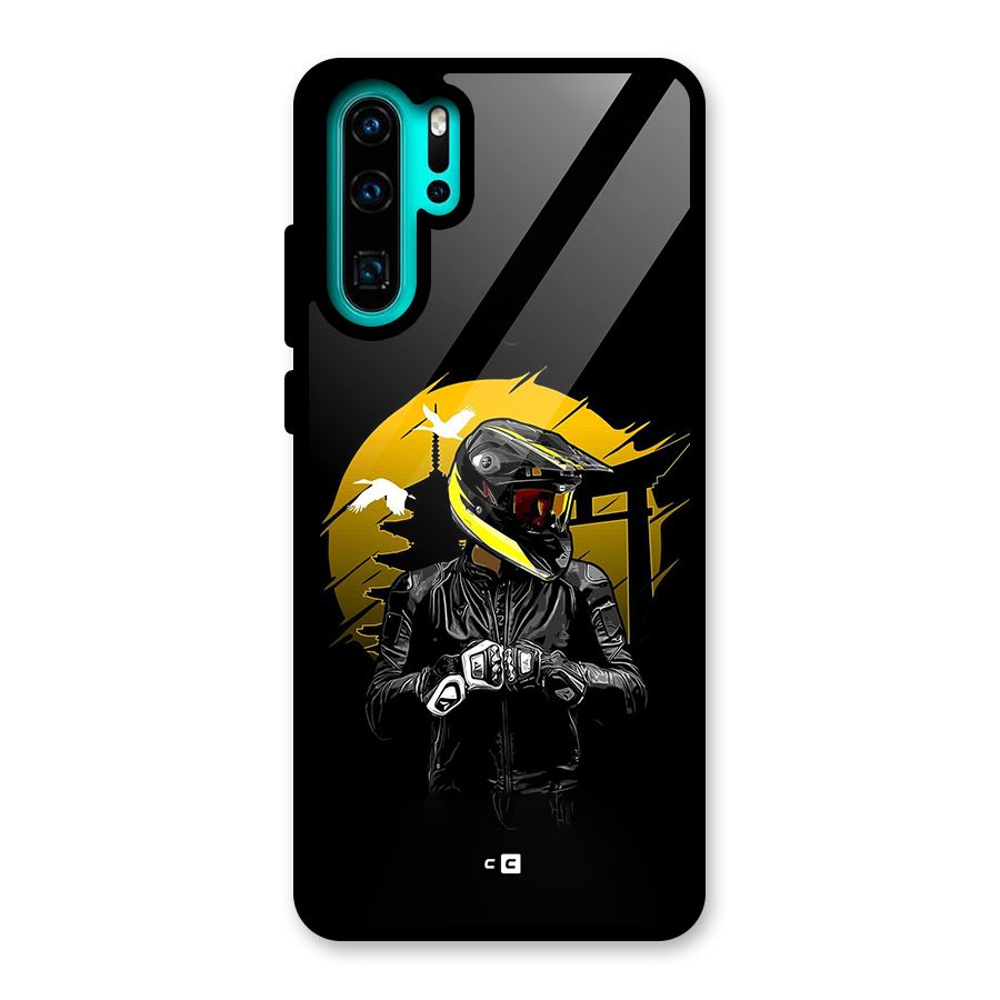 Rider Ready Glass Back Case for Huawei P30 Pro