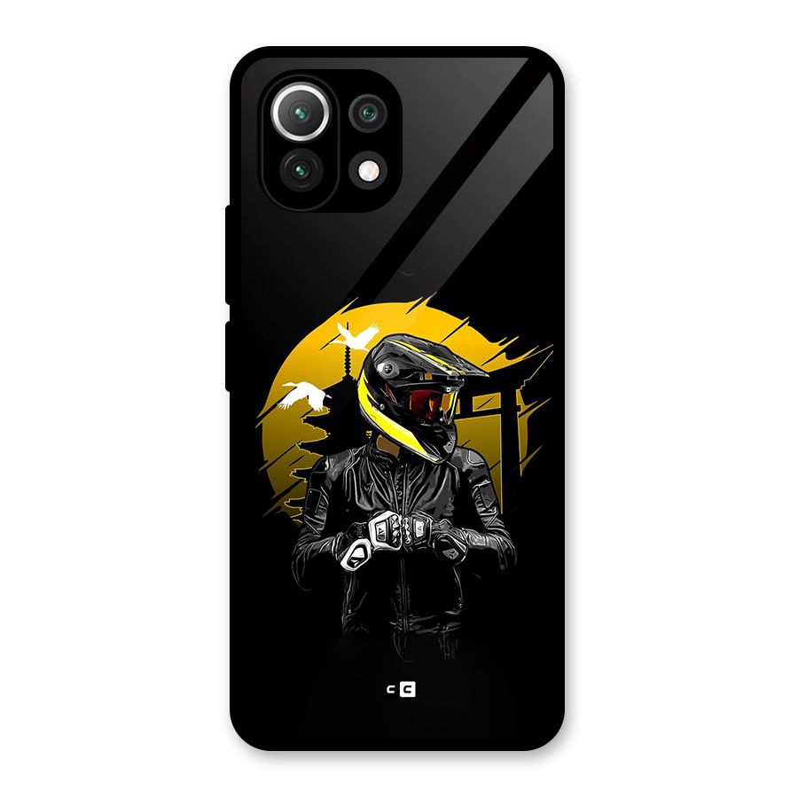 Rider Ready Glass Back Case for Mi 11 Lite
