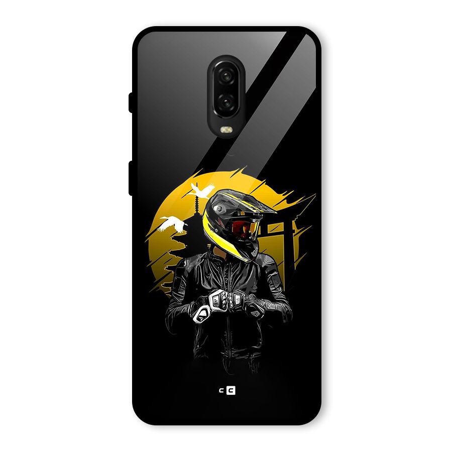 Rider Ready Glass Back Case for OnePlus 6T