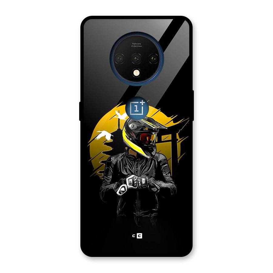 Rider Ready Glass Back Case for OnePlus 7T