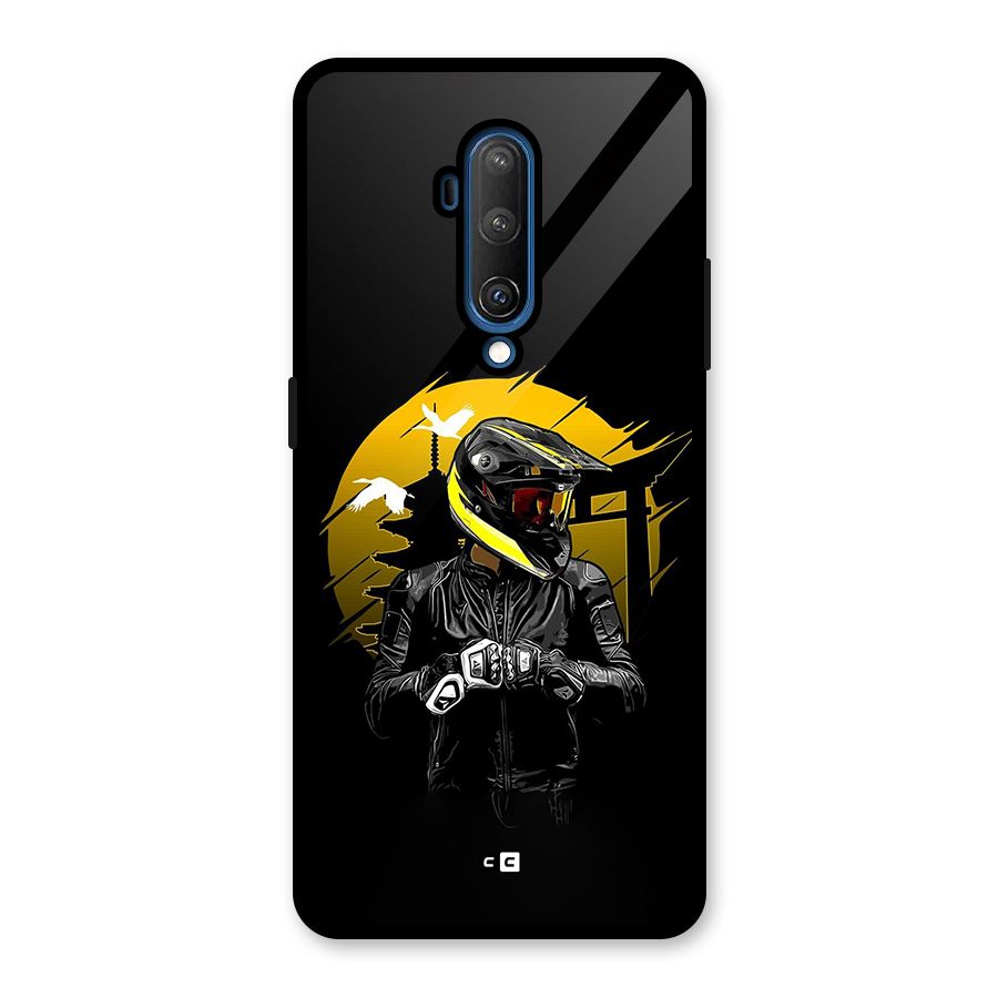 Rider Ready Glass Back Case for OnePlus 7T Pro