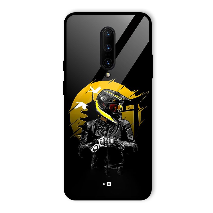 Rider Ready Glass Back Case for OnePlus 7 Pro
